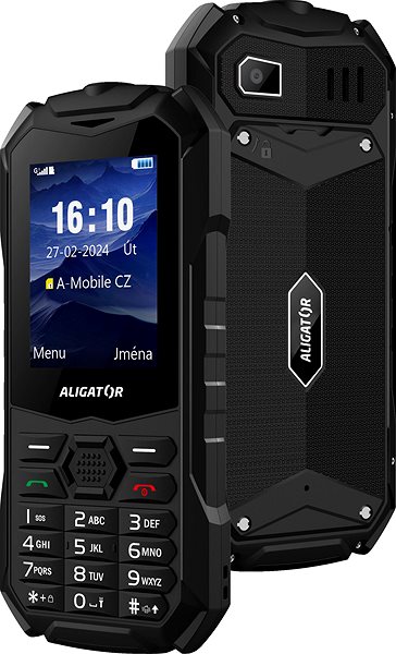 Mobiltelefon Alligator R35 eXtremo fekete ...