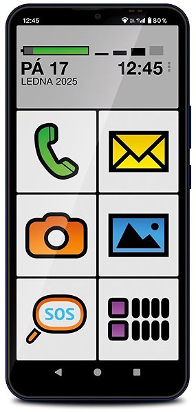 Mobile Phone Alligator S6600 SENIOR blue ...