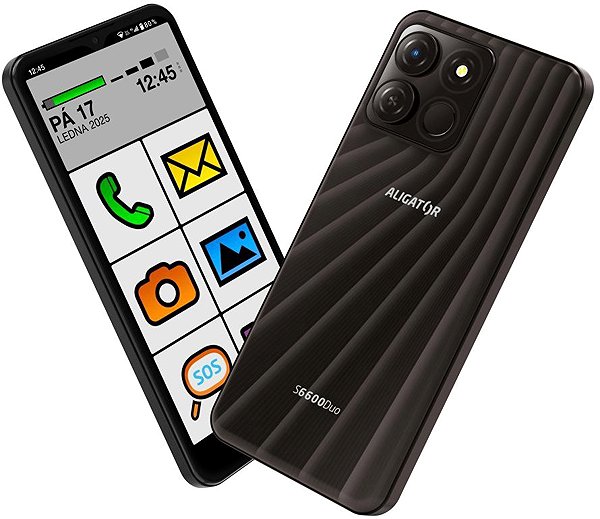 Handy Aligator S6600 SENIOR schwarz ...