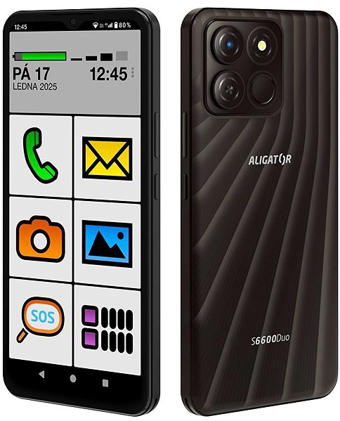 Handy Aligator S6600 SENIOR schwarz ...