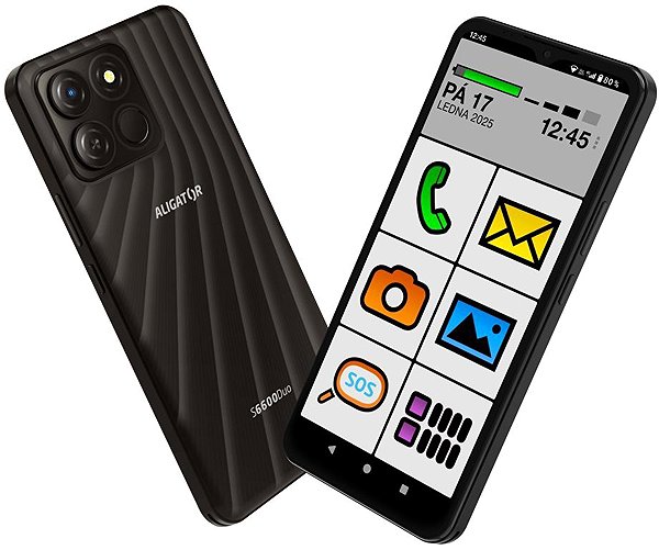 Handy Aligator S6600 SENIOR schwarz ...