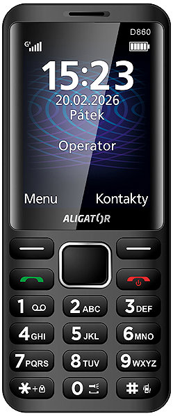 Handy Aligator D860 Dual SIM schwarz ...