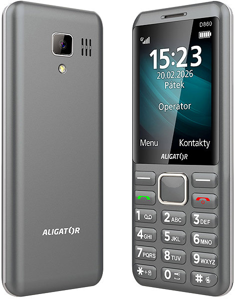Handy Aligator D860 Dual SIM Titanium ...