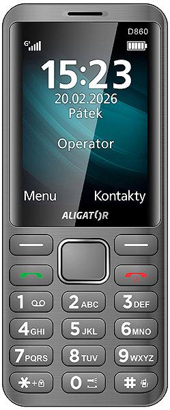 Handy Aligator D860 Dual SIM Titanium ...