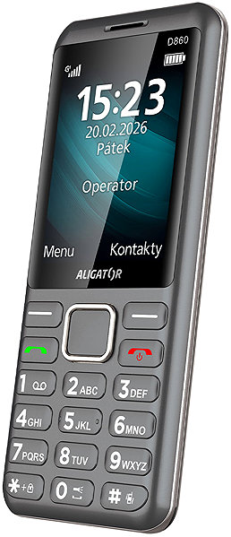 Handy Aligator D860 Dual SIM Titanium ...