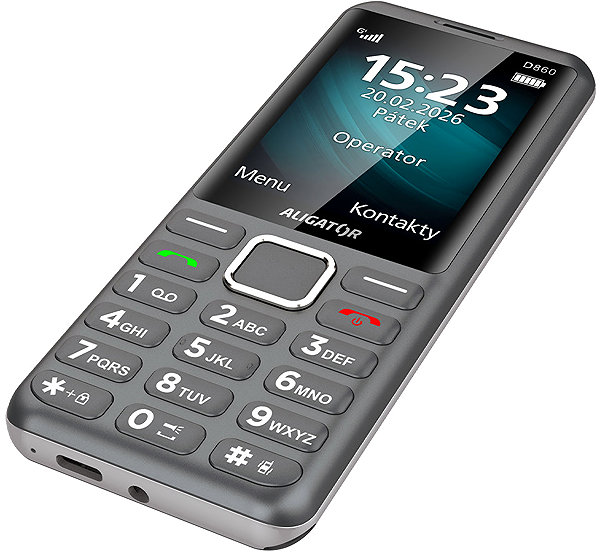 Handy Aligator D860 Dual SIM Titanium ...