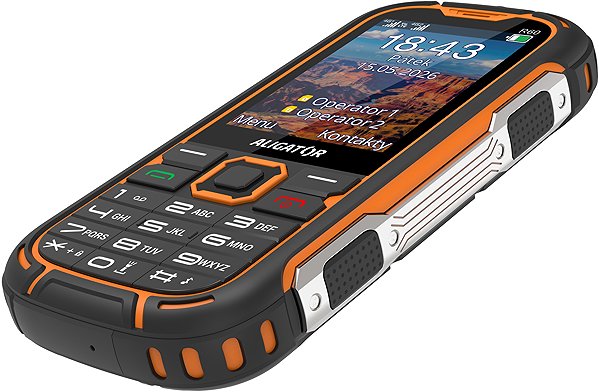 Handy Aligator R60 4G eXtremo schwarz-orange ...