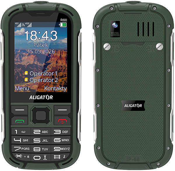 Mobile Phone Aligator R60 4G eXtremo Green ...