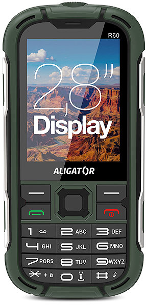Mobiltelefon ALIGATOR R60 4G eXtremo zöld ...