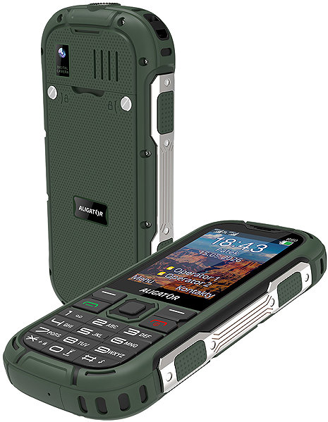 Mobiltelefon ALIGATOR R60 4G eXtremo zöld ...