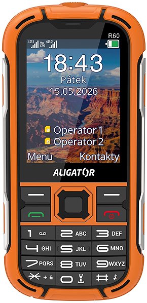Mobile Phone Aligator R60 4G eXtremo Orange ...