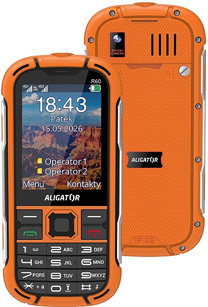 Mobile Phone Aligator R60 4G eXtremo Orange ...