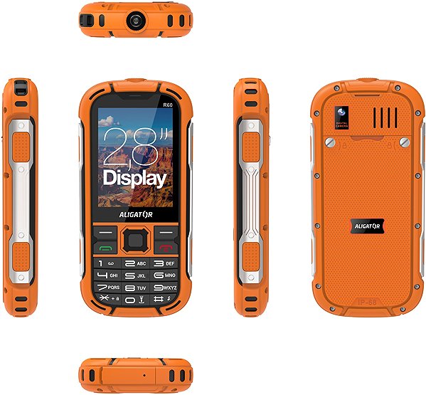 Handy Aligator R60 4G eXtremo orange ...
