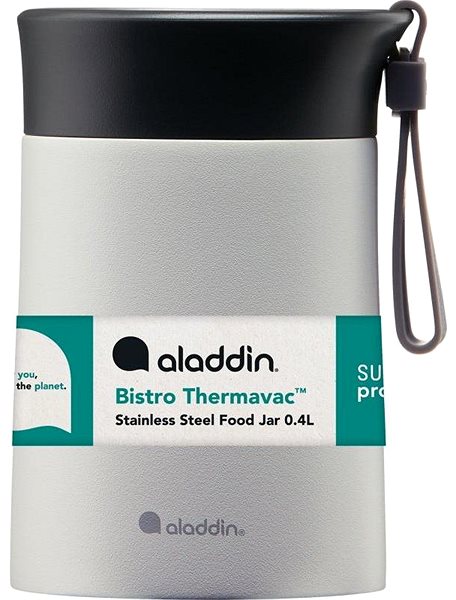 ALADDIN Bistro Thermavac™ stainless steel vacuum dining thermos 400 ml Stone Grey Screen