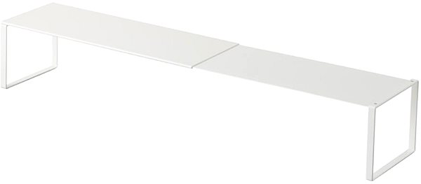 Shoe Rack Yamazaki Frame 2572, for 6 pairs, w.34-60 cm, metal, white ...