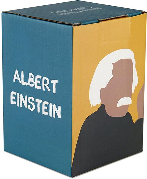 Stojanček na perá Balvi Albert Einstein 27220, keramika, výška 11,5 cm, biely ...