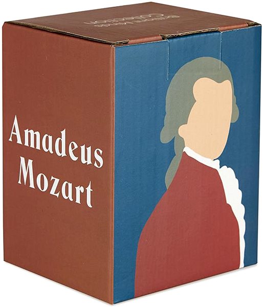 Stojanček na perá Balvi Amadeus Mozart 27221, keramika, v.1 1,5 cm, biely ...