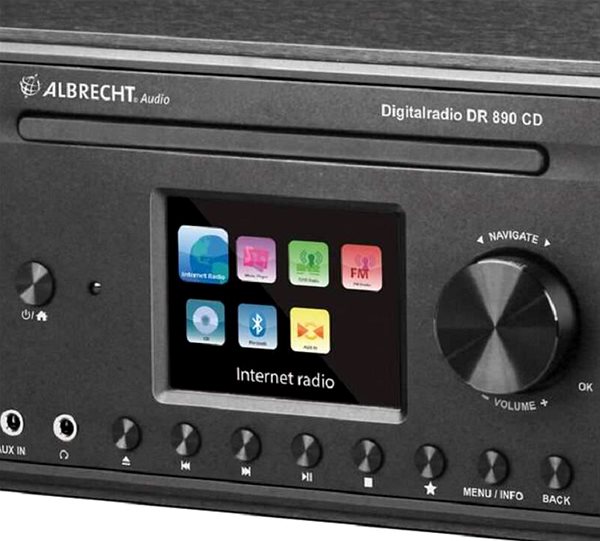 Rádio Albrecht DR 890 CD, DAB+/FM/Internet-Radio/CD ...