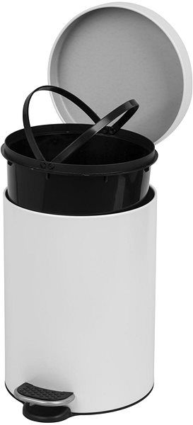 Rubbish Bin ALDA Pedal bin Hotel Safe Freedom Fresh, 3 l, white ...