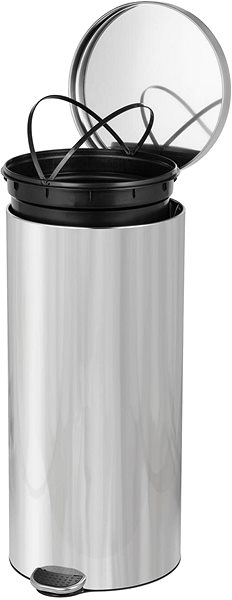 Rubbish Bin ALDA Soft-Close Freedom Fresh pedal bin 30 L, Stainless steel glossy ...