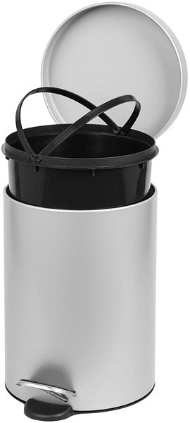 Rubbish Bin ALDA Pedal bin Freedom Fresh 3 L, grey ...