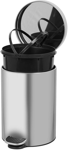 Rubbish Bin ALDA Pedal bin Freedom Fresh 3 L, matt stainless steel ...
