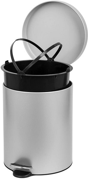 Rubbish Bin ALDA Pedal bin Freedom Fresh 5 L, grey ...