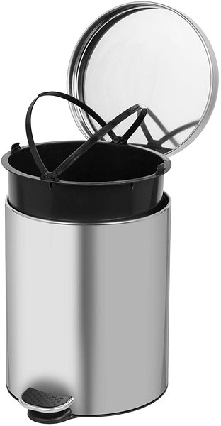 Rubbish Bin ALDA Pedal bin Freedom Fresh 5 L, matt stainless steel ...