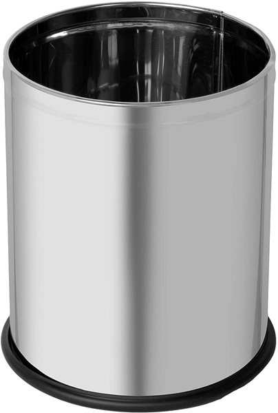 Rubbish Bin ALDA Room Basket 7 L, matt stainless steel ...