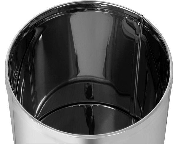Rubbish Bin ALDA Room Basket 7 L, matt stainless steel ...