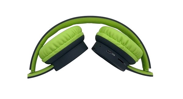 Bezdrátová sluchátka ALIGATOR AH02 zelená Screen