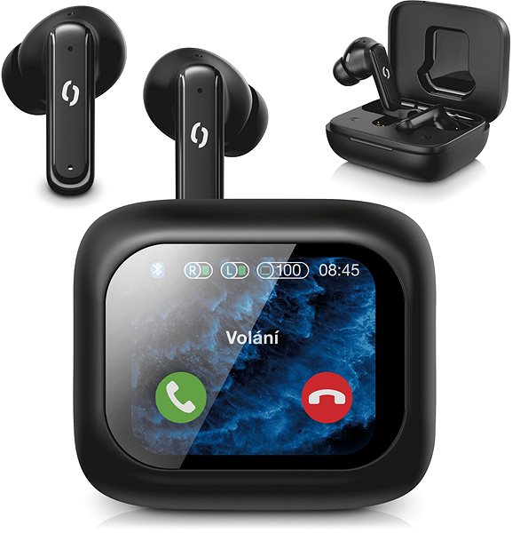 Wireless Headphones ALIGATOR Pods LCD + ANC black ...