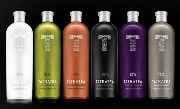 Tatratea Peach 0.7L 42% liqueur.