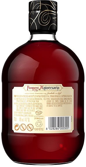 Pampero Aniversario 0.7L 40% rum.
