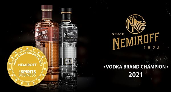 Nemiroff De Luxe 1L 40% vodka.