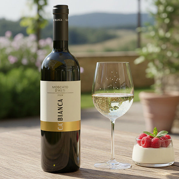 Ca' Bianca Moscato d'Asti 0.75L, 5.5% vol. wine.