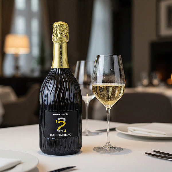 Spumante Gold Cuvée Brut Venti2 DOC 0.75L 11% vol. sparkling wine.
