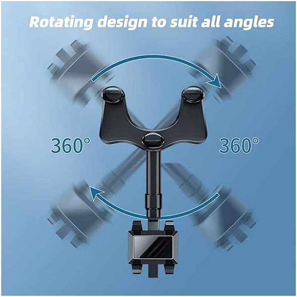 Držiak na mobil Alum 360-stupňový držiak telefónu RotatableCarHolder ...