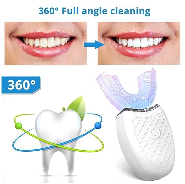 Elektrický zubní kartáček Alum Smart whitening - bílý ...