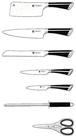 Sada nožov 8-dielna súprava nožov Imperial Collection so stojanom – čierna Vlastnosti/technológia