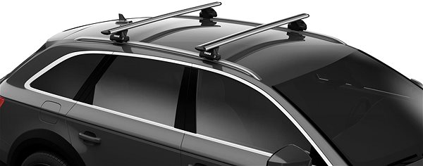 Tetőcsomagtartó Thule Wingbar Silver AUDI Q8 Sportback e-tron 5-dr SUV 23- a beépített hagushoz ...