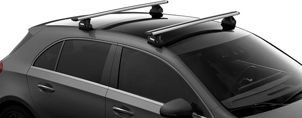 Tetőcsomagtartó Thule Wingbar Silver HYUNDAI i30 5-dr Hatchback 12-17 fix rögzítési pontokhoz üvegtető nélkül ...