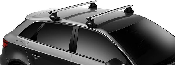 Strešné nosiče Thule Wingbar Silver HYUNDAI i30 Fastback 5-dr Hatchback 18- pod lem dverí so sklenenou strechou ...