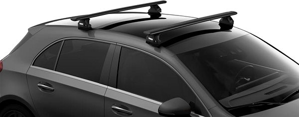 Tetőcsomagtartó Thule Wingbar Black HYUNDAI i30 5-dr Hatchback 12-17 fix rögzítési pontokhoz üvegtető nélkül ...
