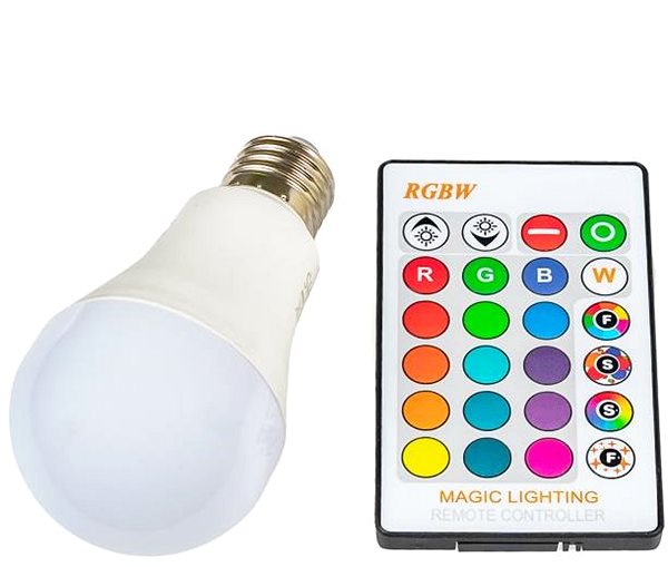 LED Bulb Dimmable A60 RGB + CW/WW bulb with remote control ...