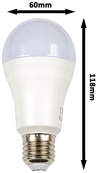 LED Bulb Dimmable A60 RGB + CW/WW bulb with remote control ...