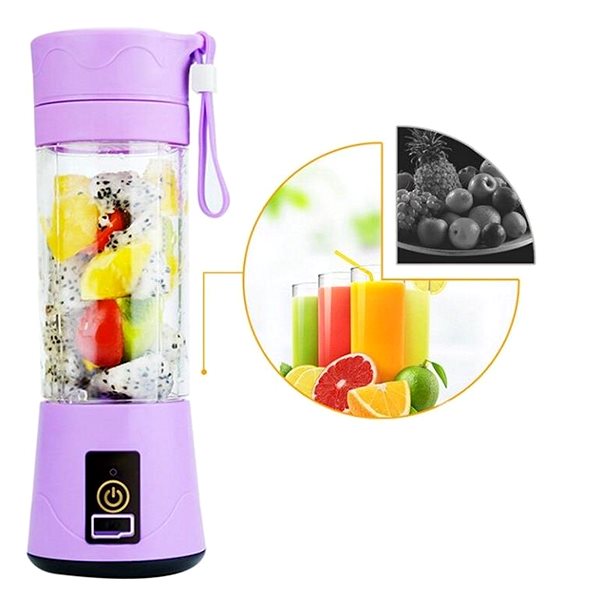 Blender Portable USB smoothie maker - purple ...