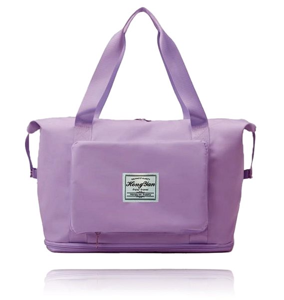 Cestovná taška Alum skladacia taška s veľkým úložným priestorom, svetlo fialová ...