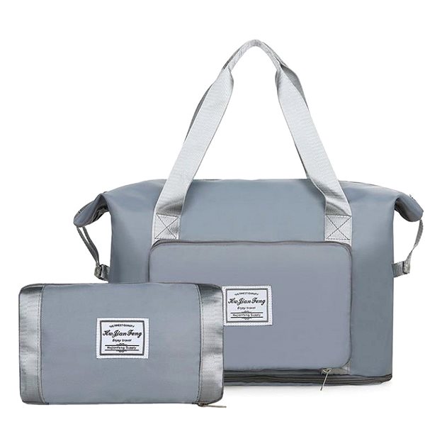 Cestovní taška Alum skládací taška s velkým úložným prostorem, šedá ...