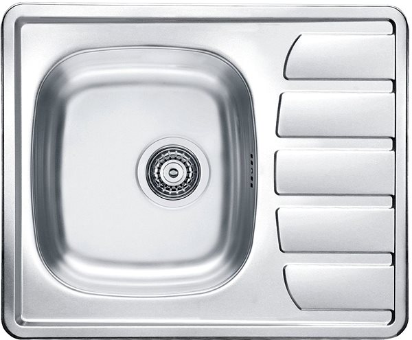 Kitchen Sink and Tap Set ALVEUS Zoom 10 + ALVEUS Karina Chrom Screen